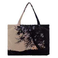 Inkwork Sunrise In Orange Medium Tote Bag