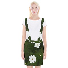 Daisies In Green Braces Suspender Skirt by DeneWestUK