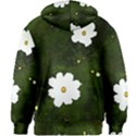 Daisies In Green Kids Zipper Hoodie Without Drawstring View2