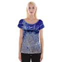 Crystalline Branches Cap Sleeve Top View1