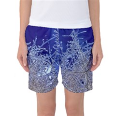 Crystalline Branches Women s Basketball Shorts by DeneWestUK