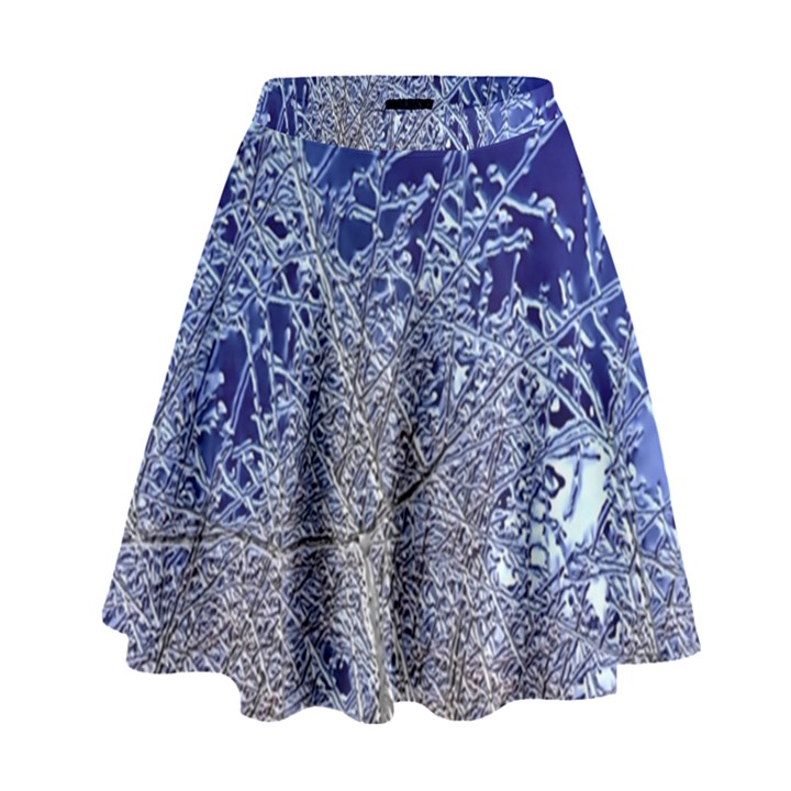 Crystalline Branches High Waist Skirt