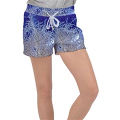 Crystalline Branches Women s Velour Lounge Shorts