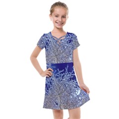 Crystalline Branches Kids  Cross Web Dress