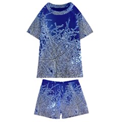 Crystalline Branches Kids  Swim Tee And Shorts Set