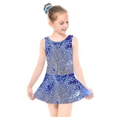 Crystalline Branches Kids  Skater Dress Swimsuit