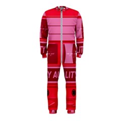 Red Cassette Onepiece Jumpsuit (kids)