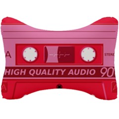 Red Cassette Seat Head Rest Cushion