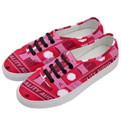 Red Cassette Women s Classic Low Top Sneakers