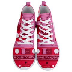 Red Cassette Men s Lightweight High Top Sneakers