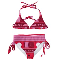 Red Cassette Kids  Classic Bikini Set