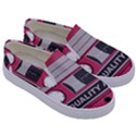 Pink Cassette Kids  Canvas Slip Ons View3