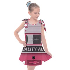 Pink Cassette Kids  Tie Up Tunic Dress