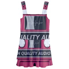 Pink Cassette Kids  Layered Skirt Swimsuit