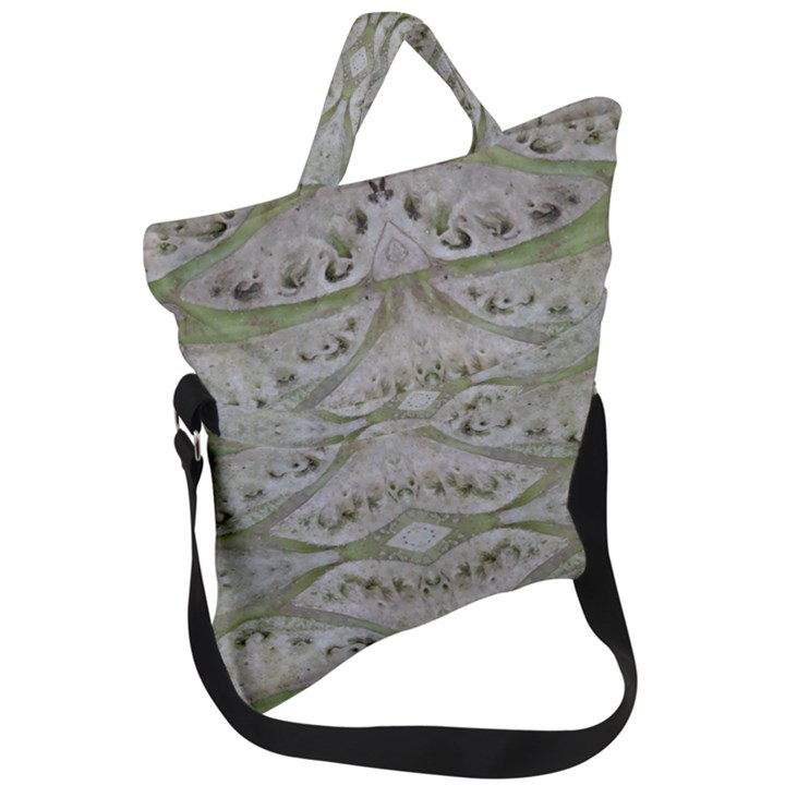 Broccoli Tree Green Fold Over Handle Tote Bag