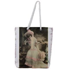 Vintage 1071148 1920 Full Print Rope Handle Tote (large)