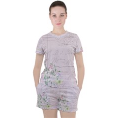 Background 1071141 1920 Women s Tee And Shorts Set