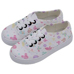 Sweet Shop Long Towel Kids  Classic Low Top Sneakers by WonderlandMagicBathCo