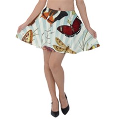 Butterfly 1064147 1920 Velvet Skater Skirt by vintage2030