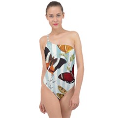 Butterfly 1064147 1920 Classic One Shoulder Swimsuit