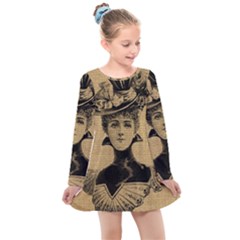 Vintage 1060197 1920 Kids  Long Sleeve Dress