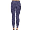 Damask Purple Inside Out Leggings View2