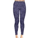 Damask Purple Inside Out Leggings View3