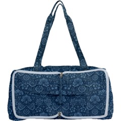 Damask Blue Multi Function Bag	 by vintage2030