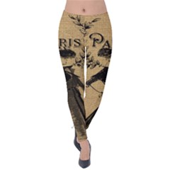 Vintage 1060201 1920 Velvet Leggings by vintage2030