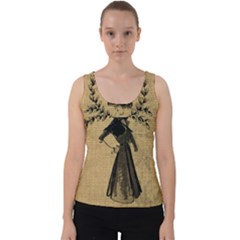 Vintage 1060201 1920 Velvet Tank Top