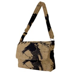 Vintage 1060201 1920 Full Print Messenger Bag