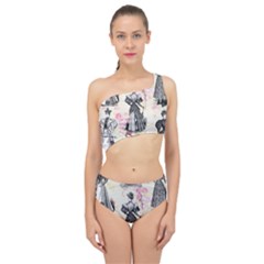 Vintage 1064132 1920 Spliced Up Two Piece Swimsuit