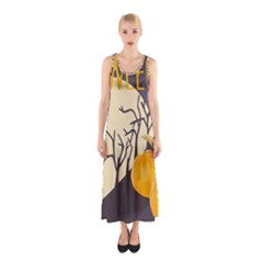 Halloween 979495 1280 Sleeveless Maxi Dress