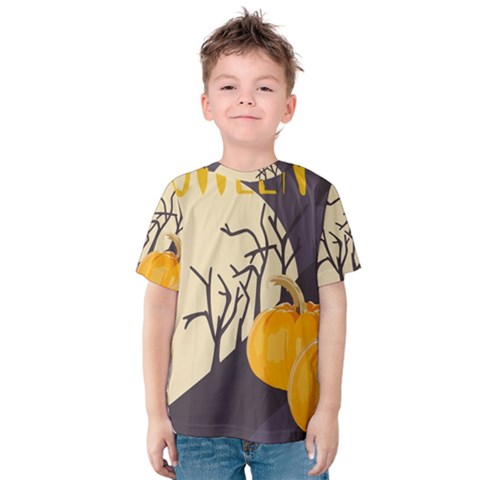 Halloween 979495 1280 Kids  Cotton Tee by vintage2030