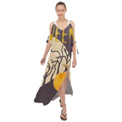 Halloween 979495 1280 Maxi Chiffon Cover Up Dress