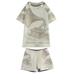 Vintage 979490 1280 Kids  Swim Tee And Shorts Set