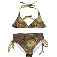 Awesome Steampunk Design, Clockwork Kids  Classic Bikini Set by FantasyWorld7