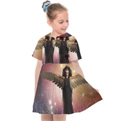 Awesome Dark Fairy In The Sky Kids  Sailor Dress by FantasyWorld7