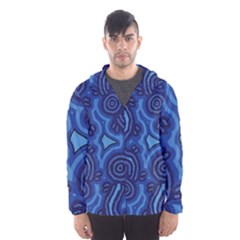 Aboriginal Art - Travel  Hooded Windbreaker (men)