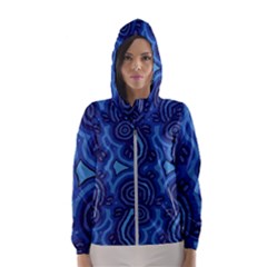 Aboriginal Art - Travel  Hooded Windbreaker (women)