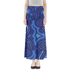 Aboriginal Art - Travel  Full Length Maxi Skirt by hogartharts