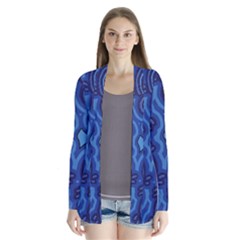 Aboriginal Art - Travel  Drape Collar Cardigan by hogartharts