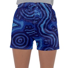 Aboriginal Art - Travel  Sleepwear Shorts by hogartharts