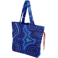 Aboriginal Art - Travel  Drawstring Tote Bag