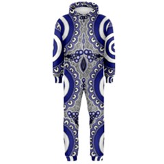 Aboriginal Art - Gathering Hooded Jumpsuit (men) 