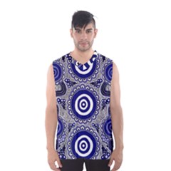 Aboriginal Art - Gathering Men s Basketball Tank Top by hogartharts