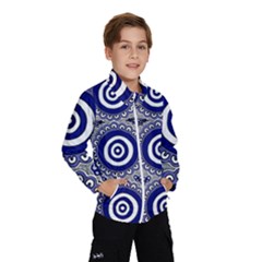 Aboriginal Art - Gathering Windbreaker (kids) by hogartharts