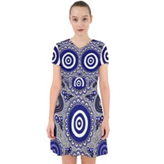 Aboriginal Art - Gathering Adorable In Chiffon Dress by hogartharts