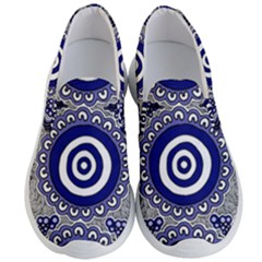 Aboriginal Art - Gathering Men s Lightweight Slip Ons by hogartharts