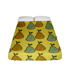 Pears Yellow Fitted Sheet (full/ Double Size) by snowwhitegirl